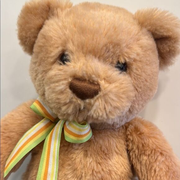 Gund Brown and Yellow Stuffed Teddy Bear. Isabella-Just Because. Size 10” - Picture 2 of 8